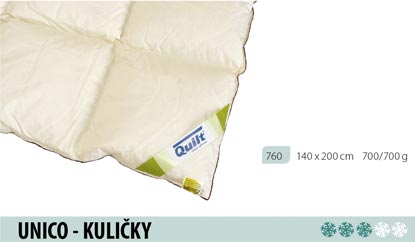 Uniper - peří a kuličky